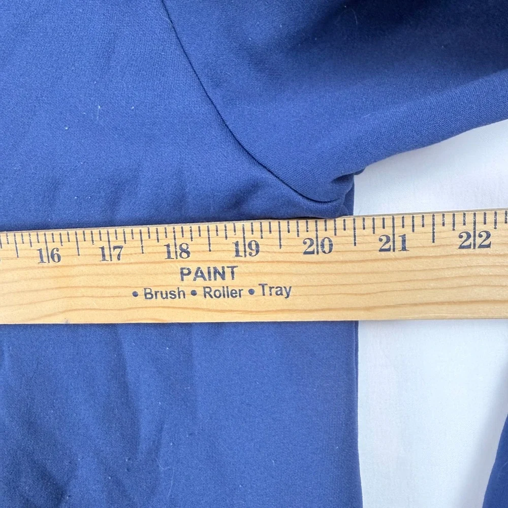 The North Face Hoodie Large Blue Red Logo Pullover Gorpcore Outdoorsy Sporty